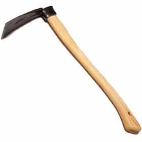 1523 - Planteringshacka - 55 cm handtag av ask med kofot