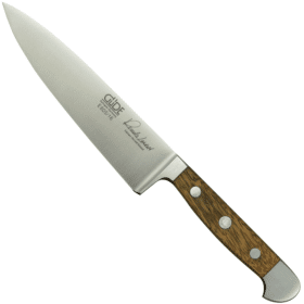 E805/16 - liten kockkniv - Alpha barrel oak series