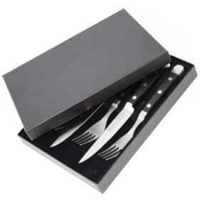 42-1313/12 - 4-delat bestickset för steak i presentförpackning - Alpha-serien