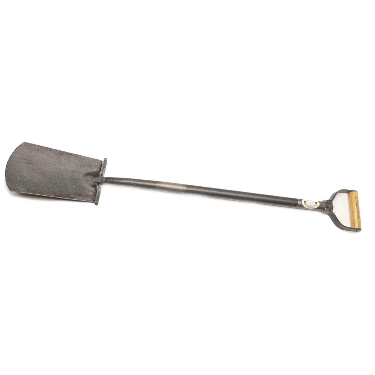 Engelsk spade med slitbana