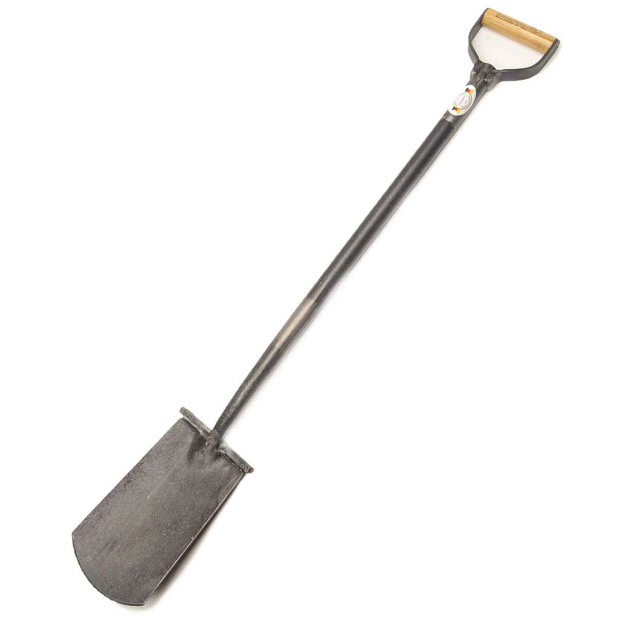 Engelsk spade med slitbana