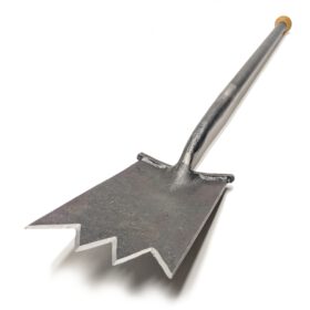 1798 - Engelsk hajspade med slitbana - knopphandtag i stålrör och träknopp