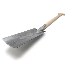 6701 - Dräneringsspade med slitbana - 90 cm ask T-handtag